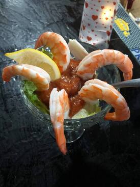 Jumbo Shrimp Cocktail at Jades Bar Restaurant near Lancaster, NY